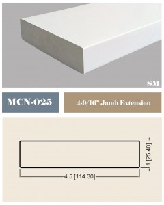 Manufacturer wholesale PVC  WPC Door Jamb For F...