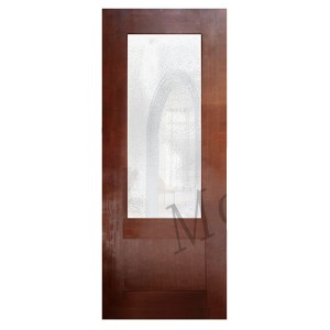 Porte extérieure en fibre de verre de sapin standard américain en gros Moonlitdoors pour villa