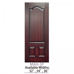 Buy Discount Glazed Fiberglass Door With 3 Lites Manufacturers - Multi-Panel Mahogany Solid Fiberglass Doors – MOONLIT DOORS