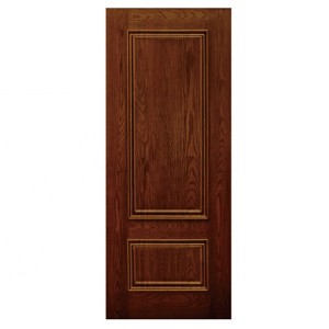 Chinese Moonlit US Standard Waterproof Exterior Fiberglass Doors With Woodgrain