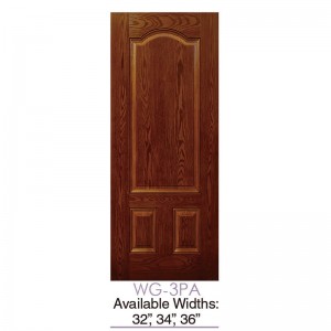 Moonlitdoors Kunze uye Mukati US Standard Fiberglass Doors Ane Woodgrain Yeimba