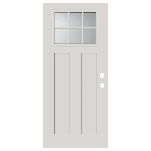 China Manufacturer Wholesale US Standard Craftsman Fiberglass Doors For Villa Featured Image