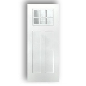 China Moonlitdoors ထုတ်လုပ်သူ US Standard FRP Flush Glazed Doors