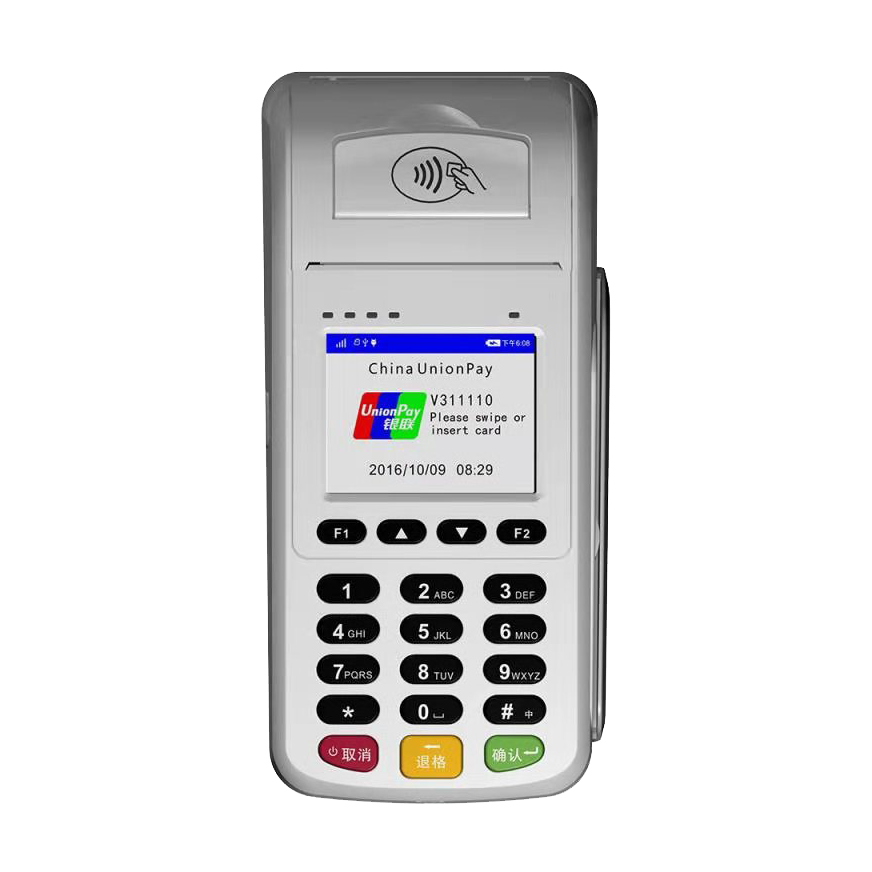 Macchina POS per pagamenti con carta Linux tradizionale Immagine in primo piano