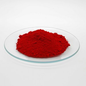 Pigmento rojo 482 extremadamente atrevido con una intensidad de color inigualable