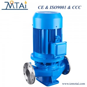 Električna centrifugalna cevovodna pumpa za vodu IHG serije