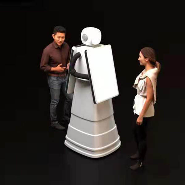 Fashion and Convenient Ordering Robot Receptionist