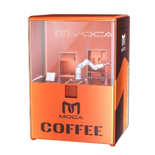 Quiosque de café mini robô para impressão de café