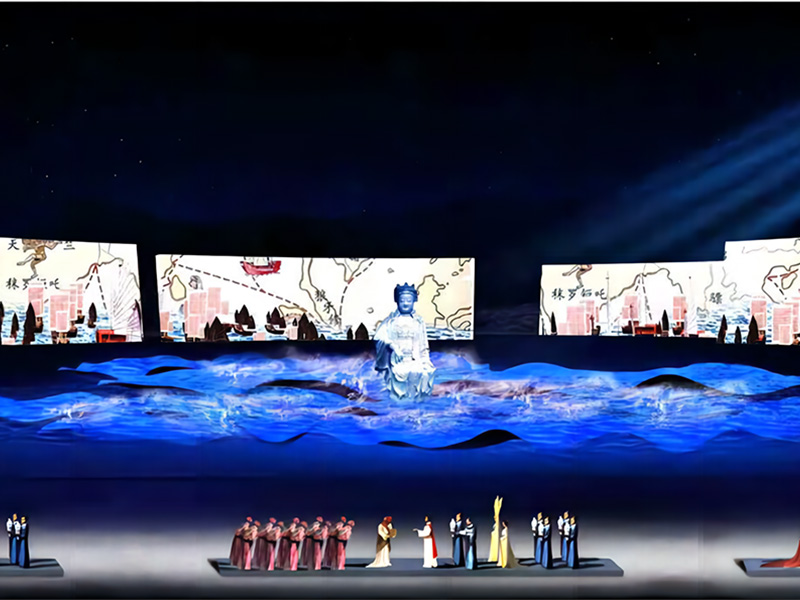 XMlite 1400w profile moving head lights participated in Jingdezhen large scale live performance