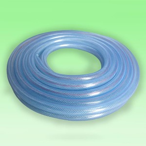 Warm verkoop buigsame deursigtige veselgevlegde versterkte PVC-slang