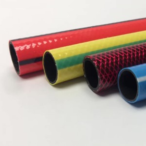 Heißer Verkauf flexibler transparenter, fasergeflochtener, verstärkter PVC-Schlauch