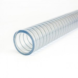 Tub 1/2-3 inç i plastikës transparente me gërsheta të pastër PVC me gërsheta/tub të pastër vinyl