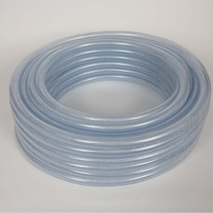 Tube de tuyau tressé transparent en plastique PVC transparent de 1/2 à 3 pouces/tuyau en vinyle transparent