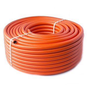 Mangueira de gas flexible naranja de alta presión/PVC/mangueira de cocción a gas