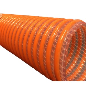 Mangueira de tubo colorido de sucção de PVC flexível