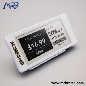 Étiquette de prix d'étagère numérique basse température MRB 2,66 pouces