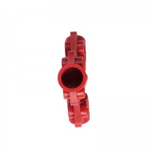 Verrouillage pneumatique à déconnexion rapide en nylon rouge Lockey PA