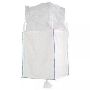 Shag'al uchun 1 Ton Jumbo Big Bag 1000kg Katta Qurilish Plastik To'rva