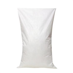 Συσκευασία Σάκκος Λευκό Χρώμα καλής ποιότητας Προσαρμοσμένη εκτύπωση Pp Woven Bag Κατασκευαστής