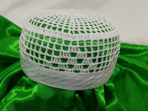 China New Product Muslim Beanie Cap - 5–10CM White Saudi Arabian Embroidered Hat – Qinlong