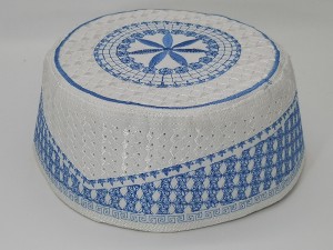 Arabian color embroidered hat with holes and without holes