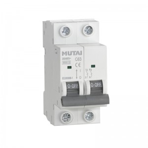 Interruptor miniatura MUTAI CMTB1-63H 2P mini MCB