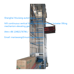 Kontinuální vertikální výtahový dopravník zvedák 50 kg 100 kg 500 kg