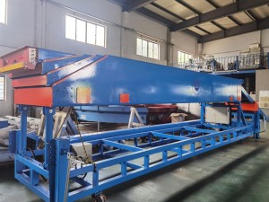 China wholesale Telescopic Roller Conveyor -  HIGH CHASSIS Removable Cableless Battery 4 Sections TELESCOPIC BELT CONVEYOR – Muxiang