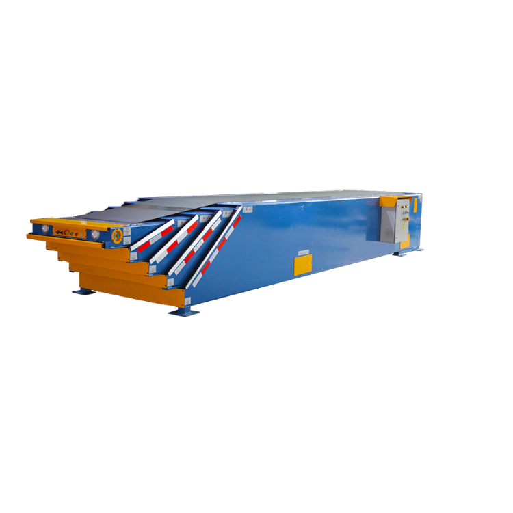 Telescopic sabuk conveyor pikeun kotak cargoes loading unloding treuk / wadahna Diulas Gambar