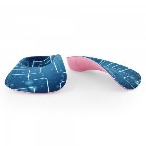 Sıcak satış 34 sert Arch Desteği EVA Düz Ayak için Yarım Ortez Ayakkabı Astarı