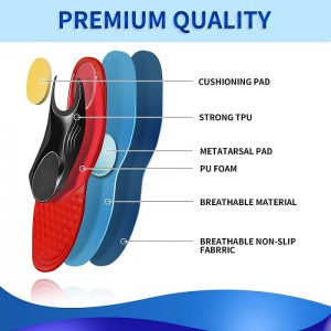 Cushiong Comfort Insole ma Metatarsal Support