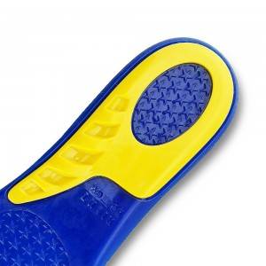 Sports Insole Gel Massaging Insole for Low Arches Orthopedic and Plantar Fasciitis Running Inserts