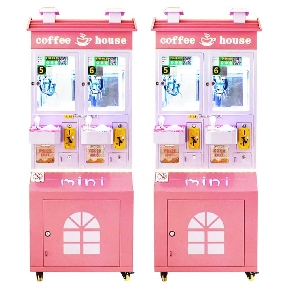 coffee house coin operated mini claw machine (1)