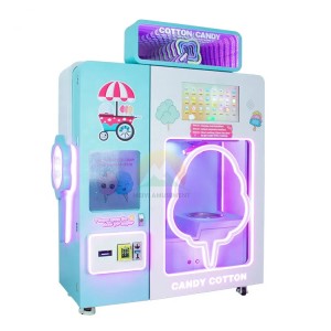 Fully automatic cotton candy gamemachine