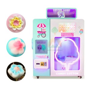 Fully automatic cotton candy vending game machine