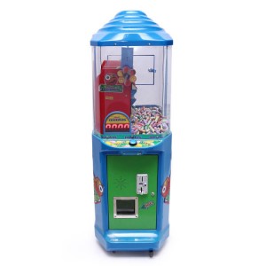 Coin operated vending lollipop game machine mentos candy machine