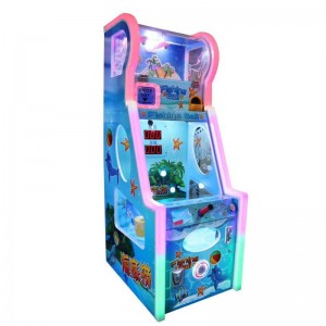 Kids coin operated ticket lottery game machine fishing ball game machine