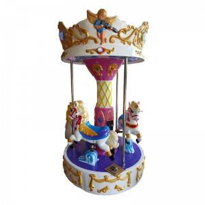 Amusemets park coin operated  carousel kiddie rides game machine for 3 kids