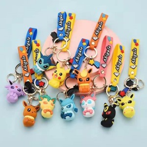 High qualtiy Cartoon cute key ring for coin operated vending gift game machine