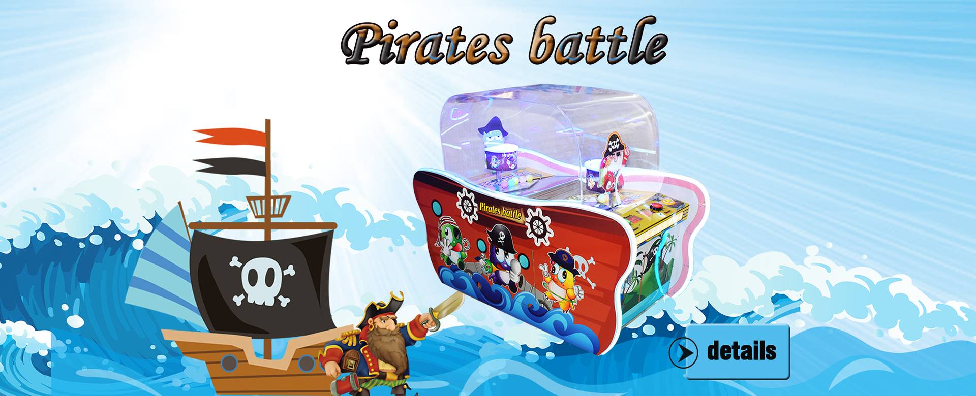 coin-operated-pirates-battle-pinball-game-machine