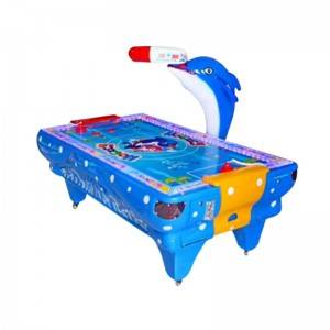 Indoor sport game coin operated hockey game machine