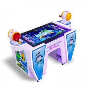 32LCD coin operated kids fishing video ticket game machine for 2 players