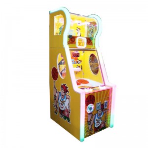 coin operated kids game machine hapyy baby basketball game machine