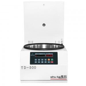 Profesionali Kinijos Kinijos TD-500 karšto pardavimo stendo viršutinė mažo greičio centrifuga