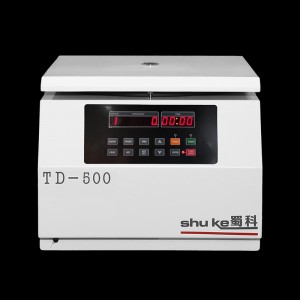 Desktop lavhastigheds laboratoriecentrifugemaskine TD-500