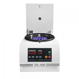 Mesin centrifuge darah berkelajuan rendah atas meja TD-400