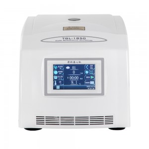 Màquina de microcentrífuga refrigerada d'alta velocitat de banc TGL-1850/2150