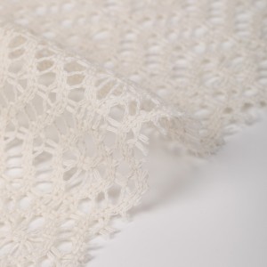 Nový design 85% polyester 15% bavlna osnovní pletací žakárová tkanina pro dámskou módu
