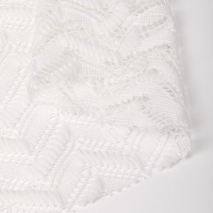 Shaoxing Textile Solid Dyed 100% Polyester Warp mesh jacquard Knitting Para sa mga sinina