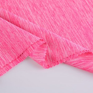 220 g/m² kationisk melange single Jersey strikket 4-veis polyester elastan stoff for sportsklær